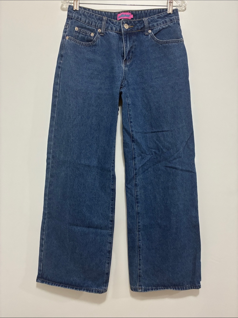Edikted Indigo Wide-Leg High-Rise Jeans